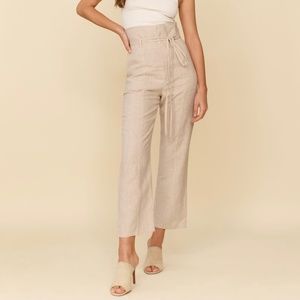 Reformation Paros Linen Pant Size 0 NWT